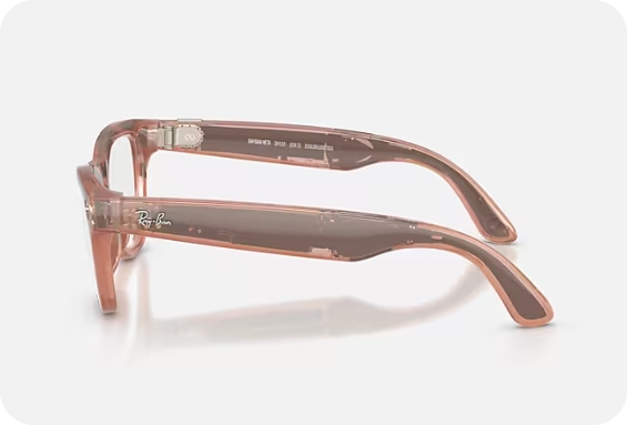 Очки Ray Ban Stories 2-ого поколения Skyler (Shiny Peach/Clear/Brown Transitions) Очки Ray Ban Stories 2-ого поколения Skyler (Shiny Peach/Clear/Brown Transitions)